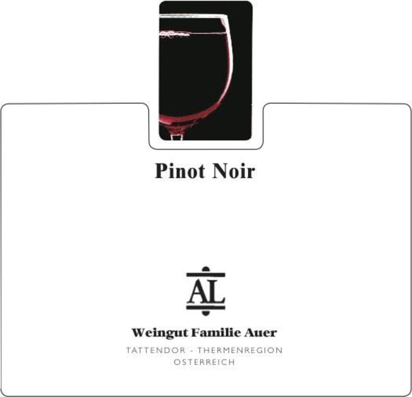 Weingut Familie Auer Thermenregion Pinot Noir 2014 Front Label