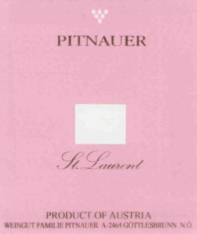 Weingut Familie Pitnauer Hagelsberg St. Laurent 2013 Front Label