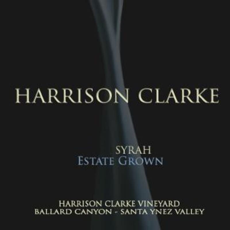 Harrison Clarke Wine Estate Syrah 2012 Front Label