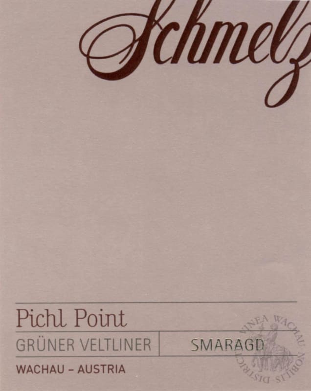 Weingut Familie Schmelz Pichl Point Smaragd Gruner Veltliner 2011 Front Label