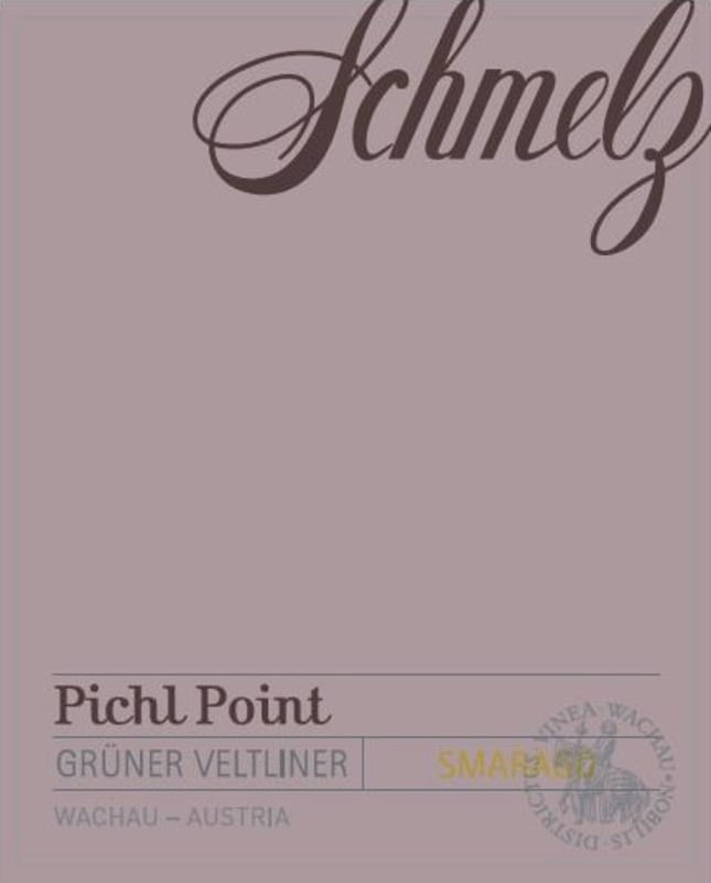 Weingut Familie Schmelz Pichl Point Smaragd Gruner Veltliner 2015 Front Label