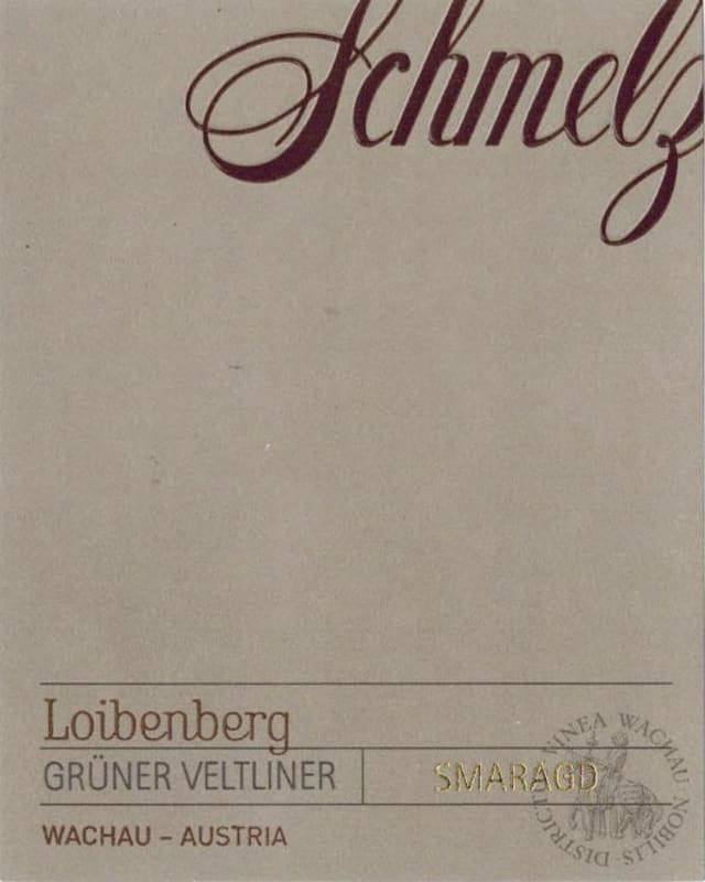 Weingut Familie Schmelz Loibner Garten Federspiel Gruner Veltliner 2012 Front Label