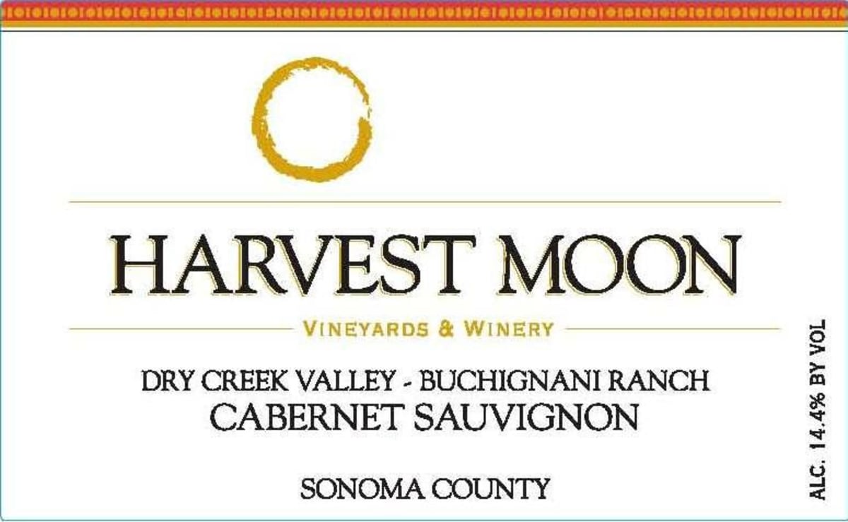 Harvest Moon Winery Buchignani Vineyard Cabernet Sauvignon 2011 Front Label