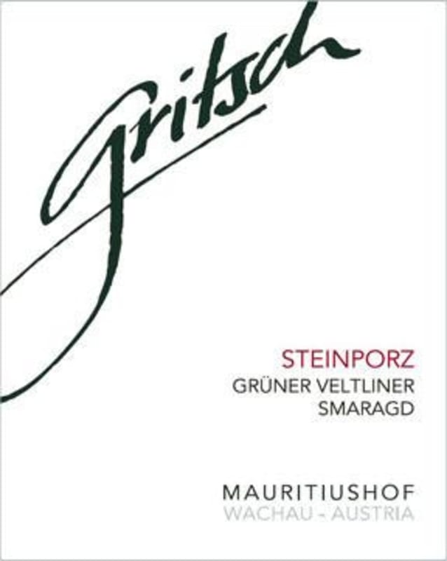 Weingut FJ Gritsch Steinporz Smaragd Gruner Veltliner 2012 Front Label