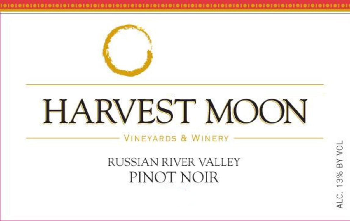 Harvest Moon Winery Pinot Noir 2007 Front Label