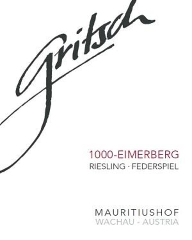 Weingut FJ Gritsch 1000-Eimerberg Federspiel Riesling 2015 Front Label