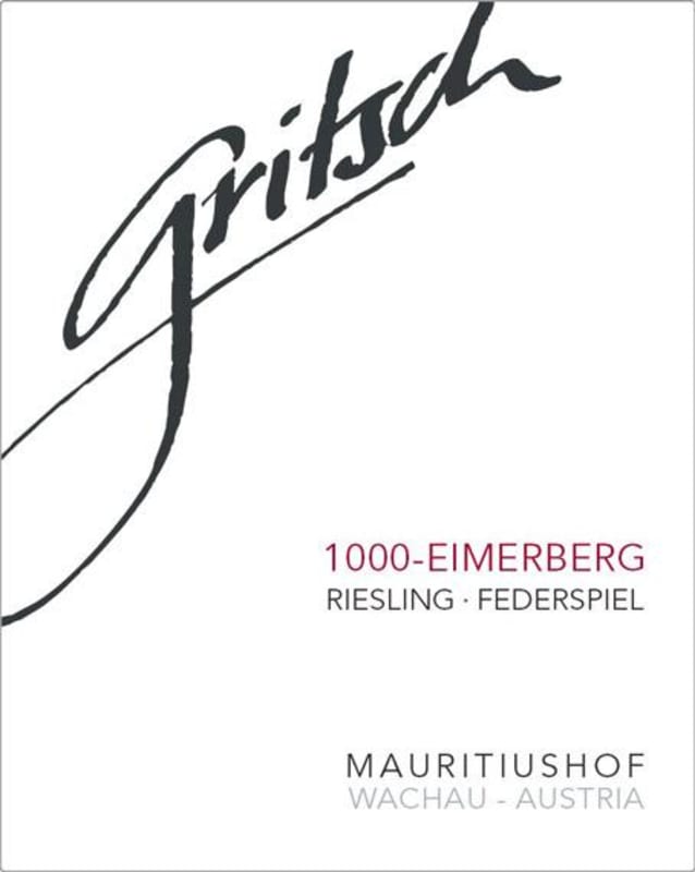 Weingut FJ Gritsch 1000-Eimerberg Federspiel Riesling 2011 Front Label