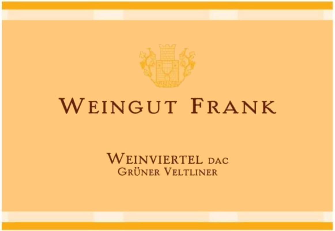 Weingut Frank Gruner Veltliner 2015 Front Label