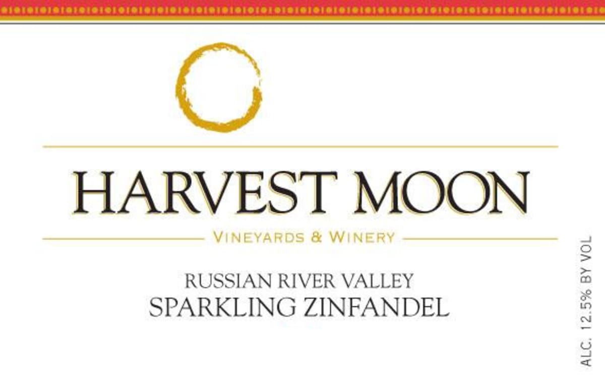 Harvest Moon Winery Dry Sparkling Zinfandel 2009 Front Label