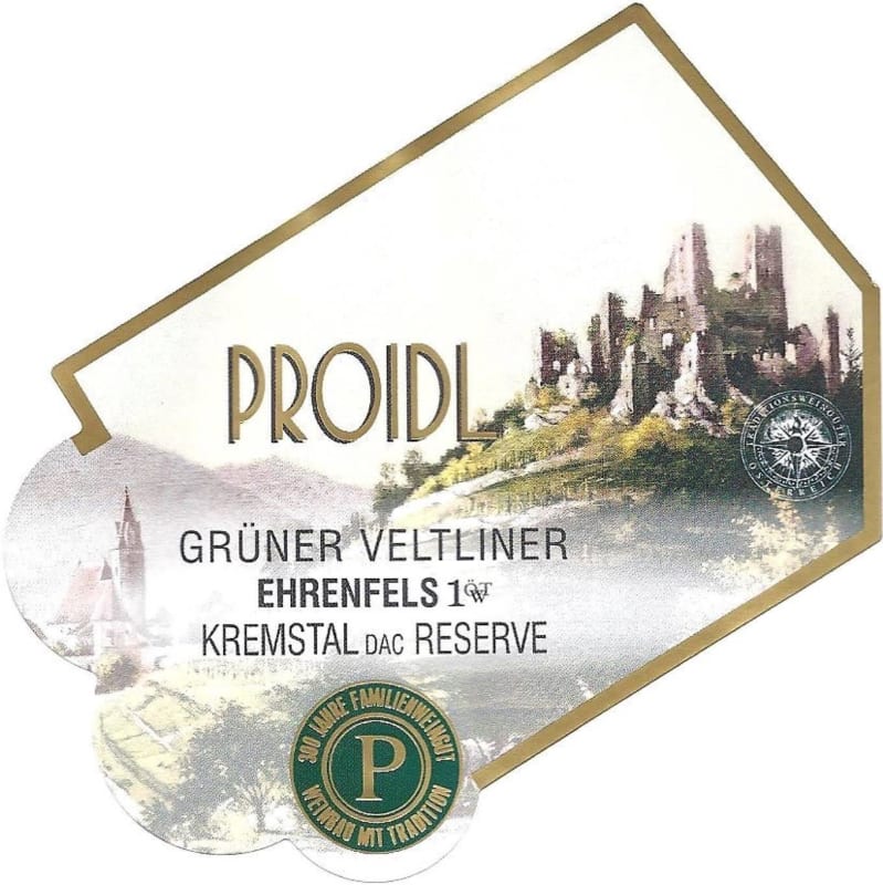 Weingut Franz und Andrea Proidl Senftenberger Ehrenfels Reserve Erste OTW Lage Gruner Veltliner 2015 Front Label