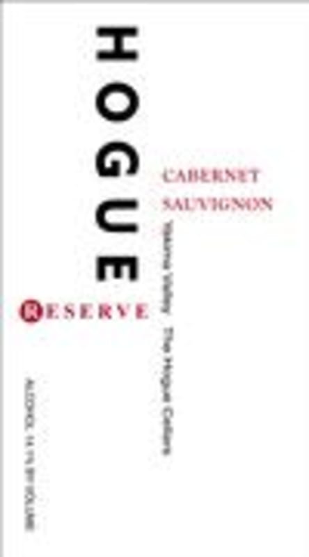 Hogue Reserve Cabernet Sauvignon 1997 Front Label