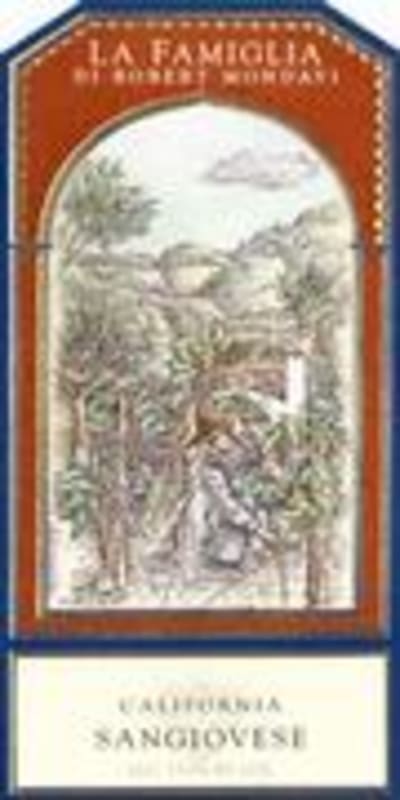 La Famiglia Sangiovese 1996 Front Label