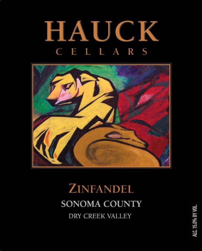Hauck Cellars Zinfandel 2011 Front Label