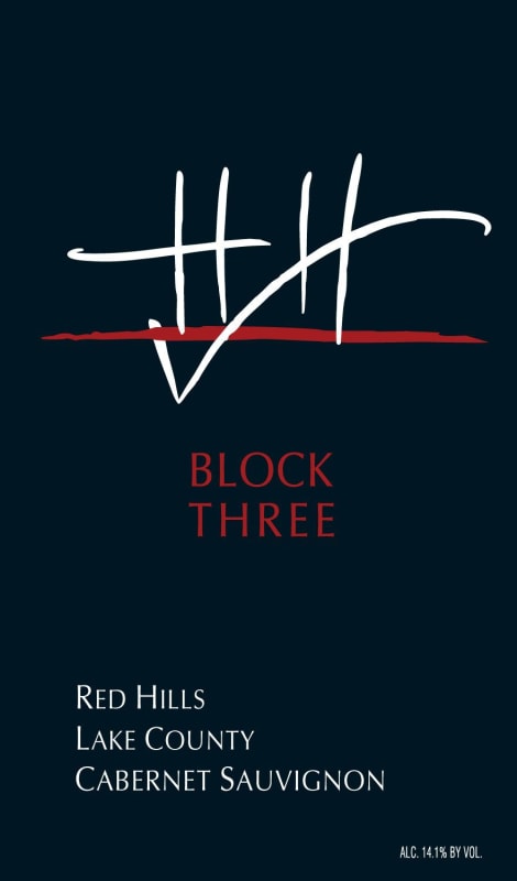 Hawk and Horse Vineyards Block Three Cabernet Sauvignon 2011 Front Label