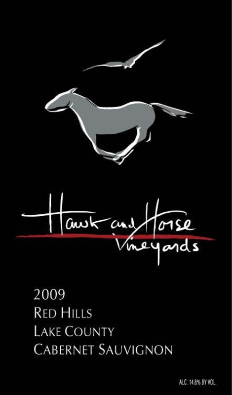 Hawk and Horse Vineyards Cabernet Sauvignon 2009 Front Label