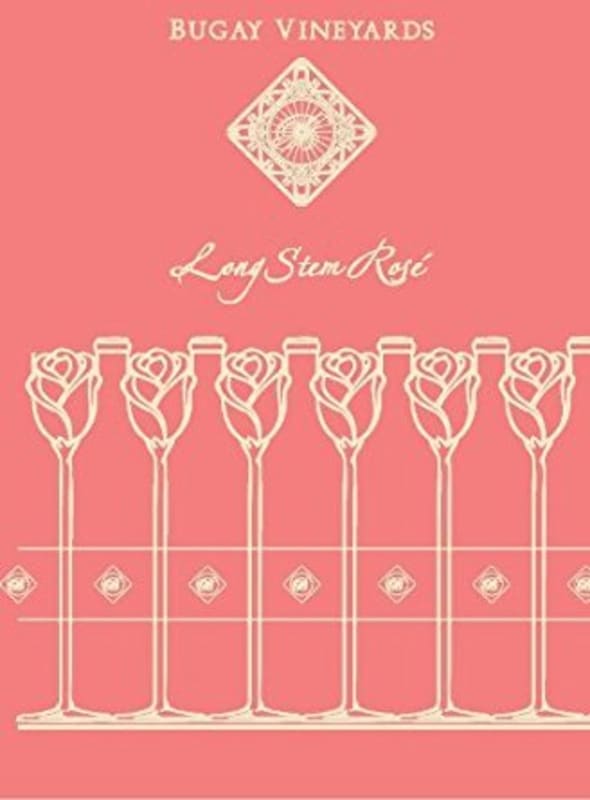 Bugay Vineyards Long Stem Rose 2013 Front Label