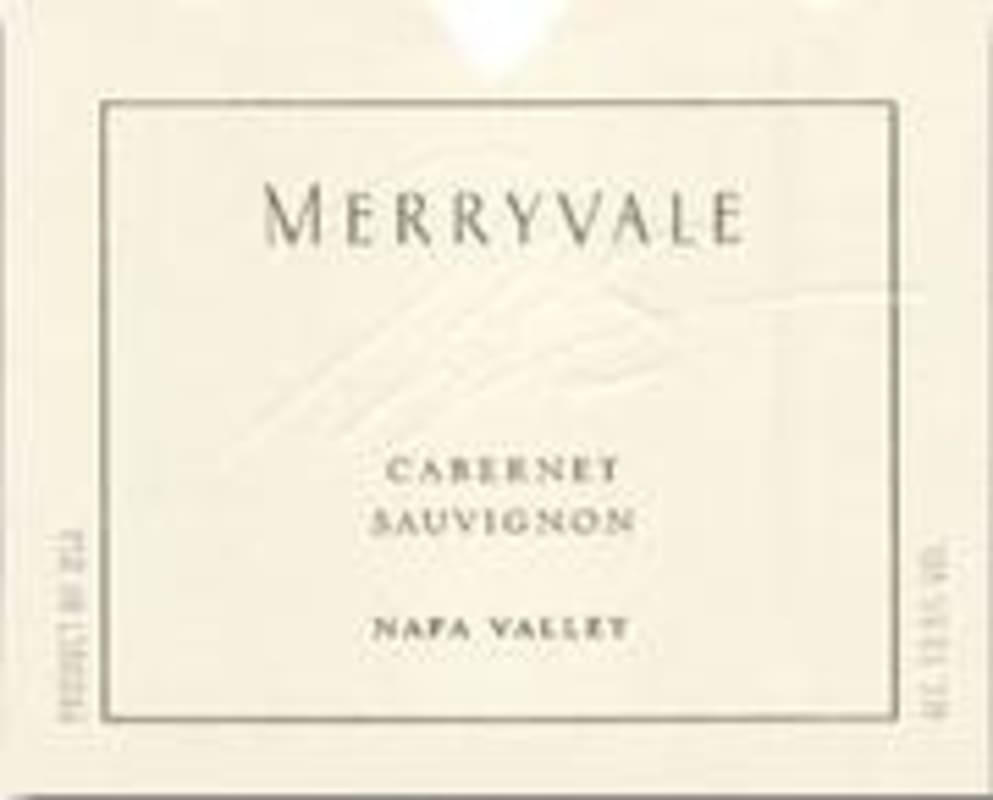 Merryvale Napa Cabernet Sauvignon 1999 Front Label