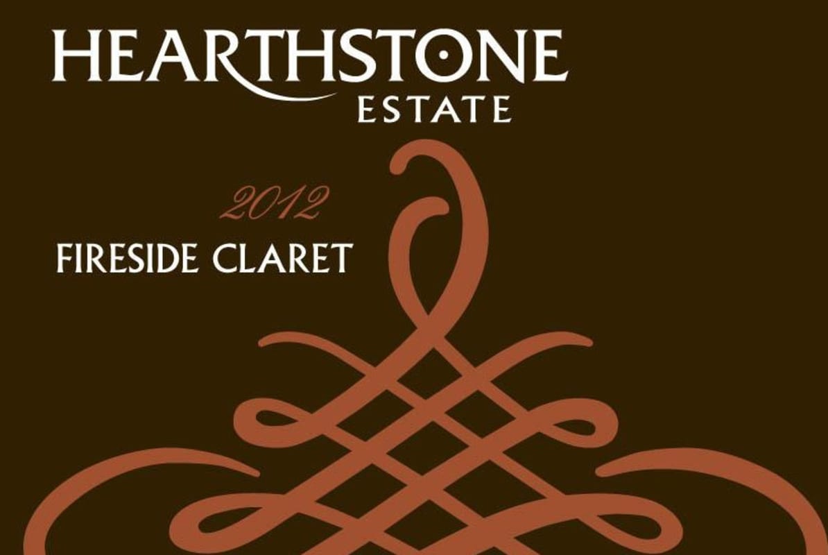 Hearthstone Vineyard & Winery Fireside Claret 2012 Front Label