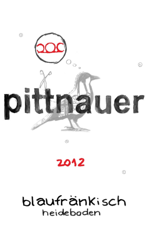 Weingut Gerhard and Brigitte Pittnauer Heideboden Blaufrankisch 2012 Front Label