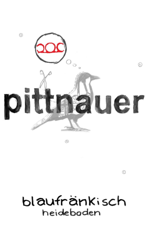 Weingut Gerhard and Brigitte Pittnauer Heideboden Blaufrankisch 2015 Front Label