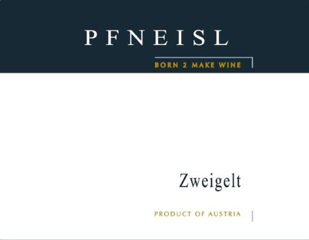 Weingut Gerhard Pfneisl Zweigelt 2015 Front Label