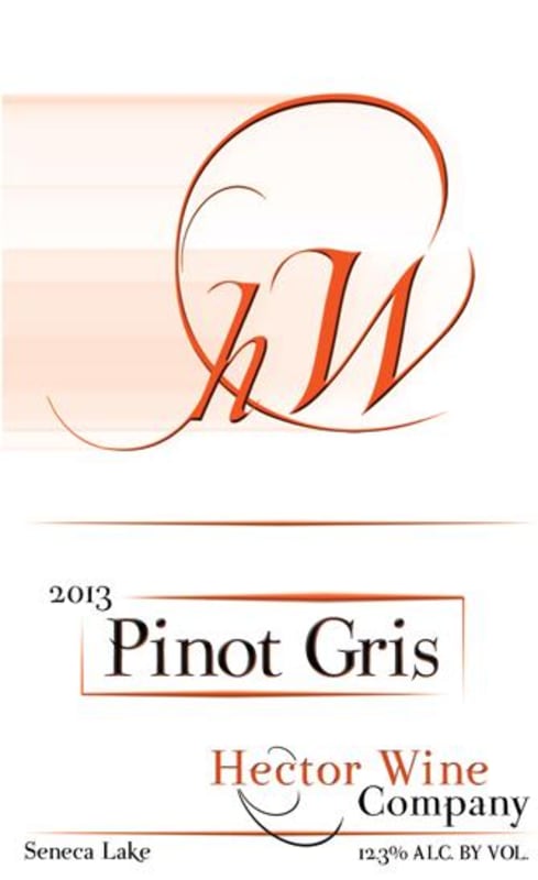 Hector Wine Company Pinot Gris 2013 Front Label