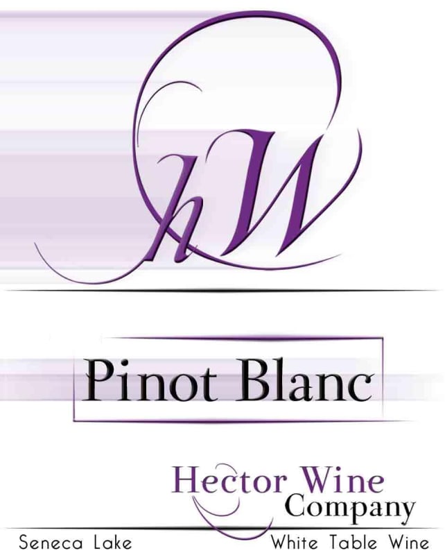 Hector Wine Company Pinot Blanc 2014 Front Label