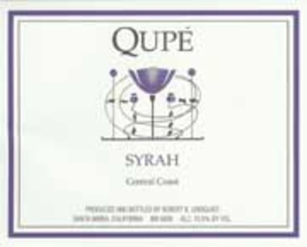 Qupe Central Coast Syrah 1999 Front Label