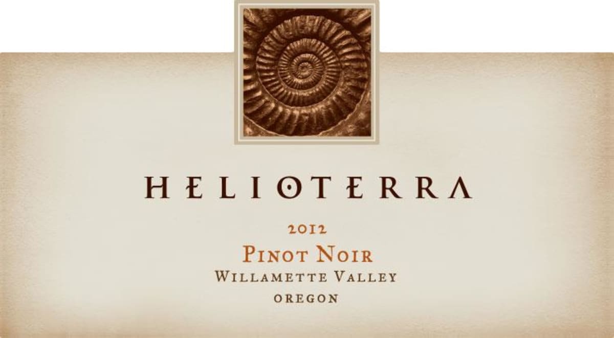 Helioterra Wines Pinot Noir 2012 Front Label