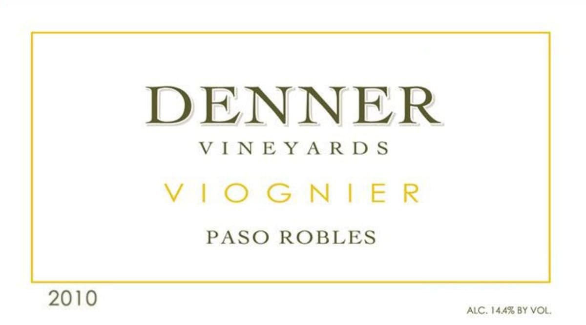 Denner Viognier 2010 Front Label
