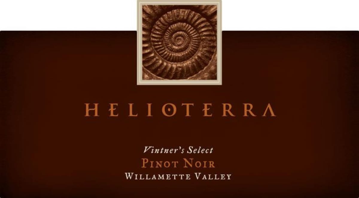 Helioterra Wines Vintners Select Pinot Noir 2013 Front Label