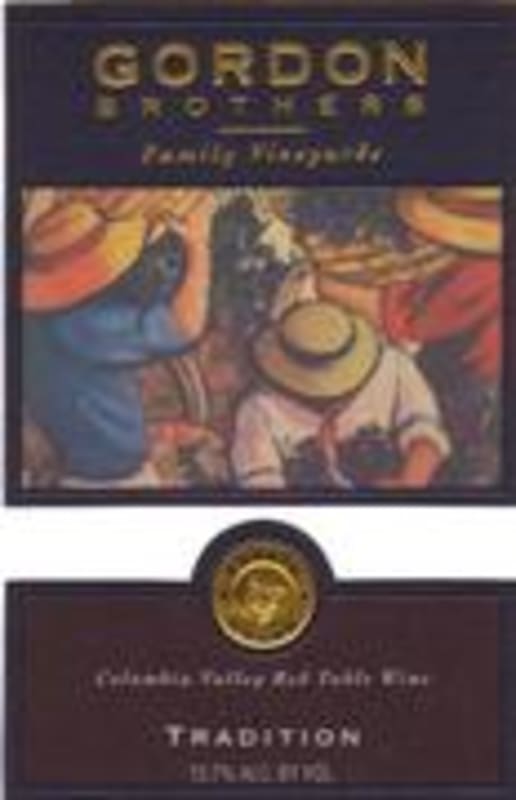 Gordon Brothers Tradition Red 1998 Front Label