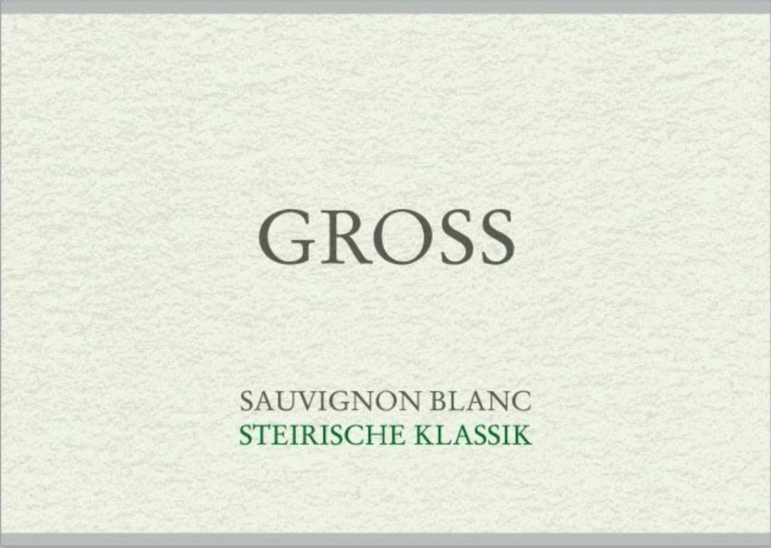 Weingut Gross Steirische Klassik STK Sauvignon Blanc 2013 Front Label