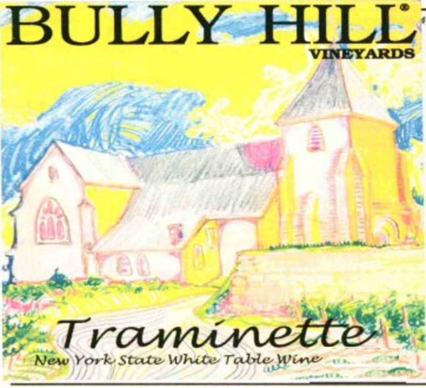 Bully Hill Traminette 2005 Front Label