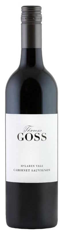 Thomas Goss Cabernet Sauvignon 2016 Front Bottle Shot