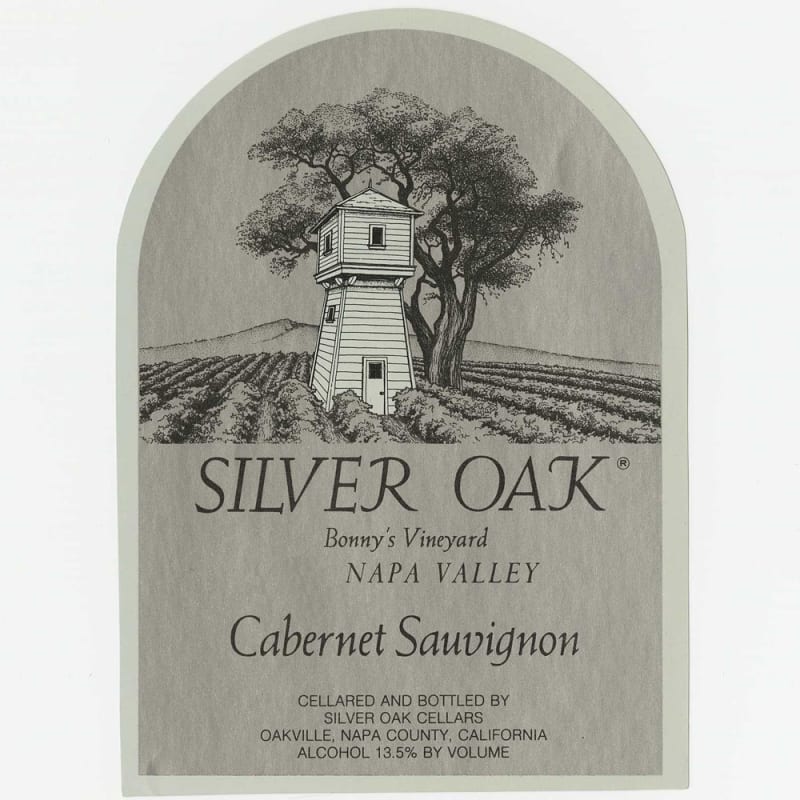 Silver Oak Napa Valley Bonny's Vineyard Cabernet Sauvignon 1989 Front Label