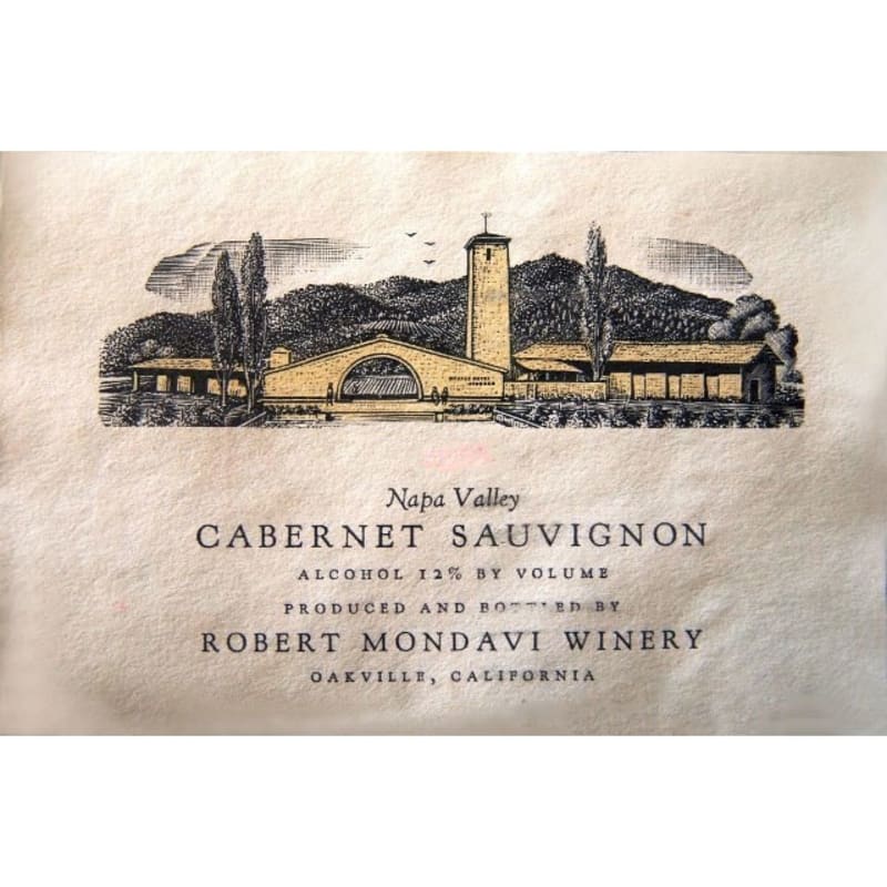 Robert Mondavi Napa Valley Cabernet Sauvignon (50th Harvest) 1987 Front Label