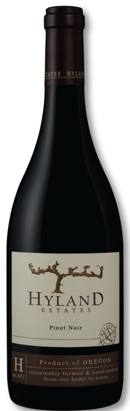 Hyland Estates Old Vine Estate Pinot Noir 2015 Front Bottle Shot