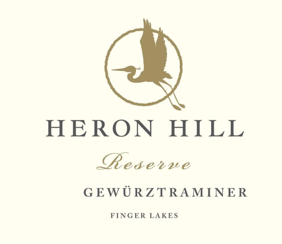 Heron Hill Winery Reserve Gewurztraminer 2014 Front Label