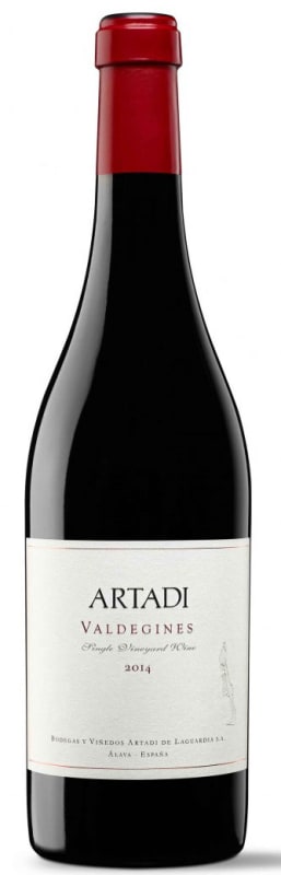 Artadi Valdegines 2014 Front Bottle Shot