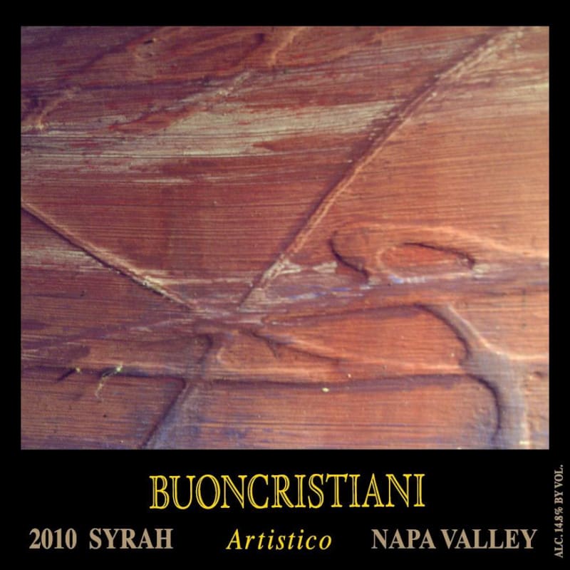 Buoncristiani Artistico Syrah 2010 Front Label