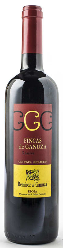 Remirez de Ganuza Fincas de Ganuza Rioja Reserva 2013 Front Bottle Shot