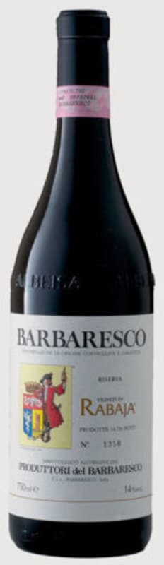 Produttori del Barbaresco Barbaresco Rabaja Riserva 2013 Front Bottle Shot