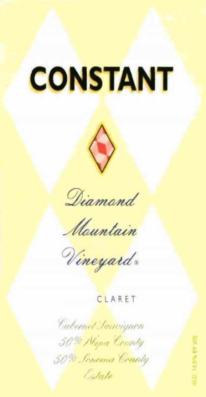 Constant Diamond Mountain Vineyard Claret 2010 Front Label