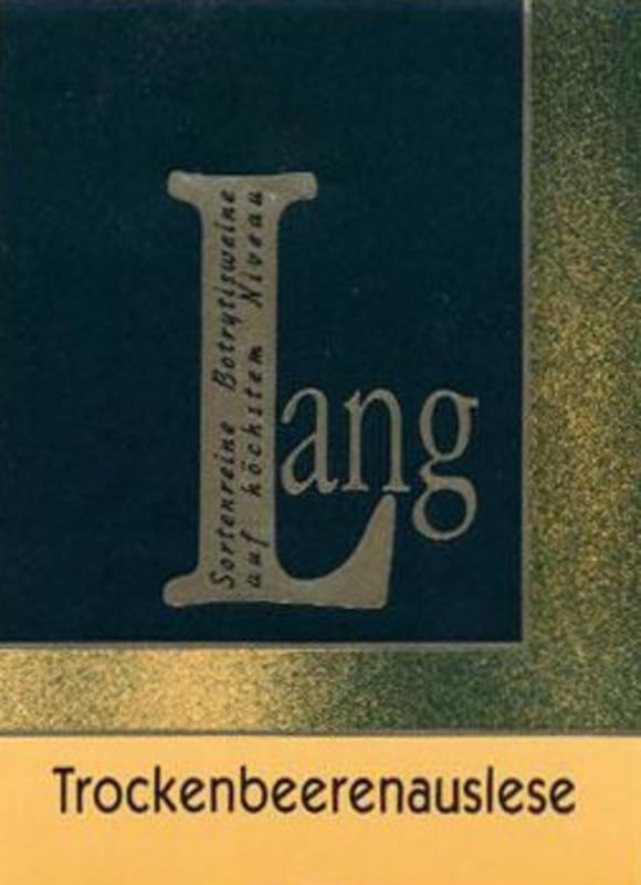 Weingut Helmut Lang Samling 88 Trockenbeerenauslese 2010 Front Label