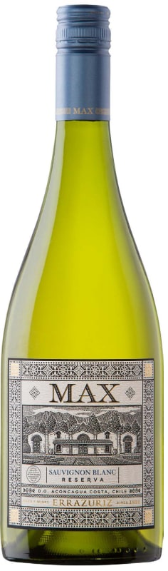 Errazuriz Max Reserva Sauvignon Blanc 2017 Front Bottle Shot