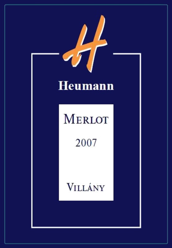 Weingut Heumann Ungarn Merlot 2007 Front Label