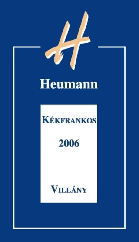 Weingut Heumann Ungarn Kekfrankos 2006 Front Label
