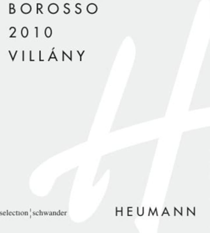 Weingut Heumann Ungarn Borosso 2010 Front Label