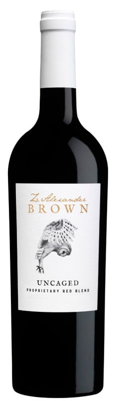 Z. Alexander Brown Uncaged Red Blend 2016 Front Bottle Shot